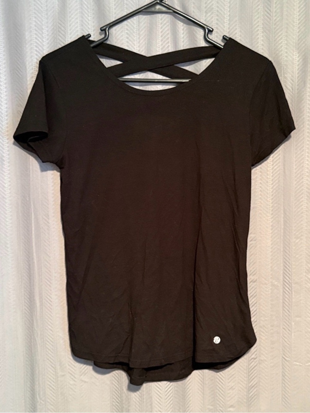Bally Total Fitness Crisscross Back Top